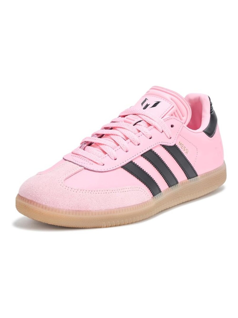 NEW Adidas Messi Samba Pink Black Gum Sneakers